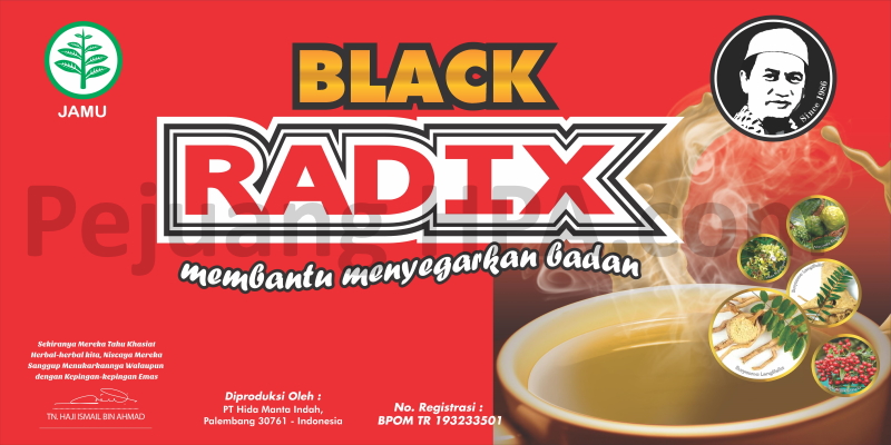 Spanduk Resmi Kopi Black RADIX
