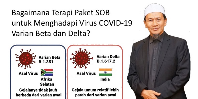 Bagaimana Terapi Paket SOB untuk Menghadapi Virus Covid-19 Varian Beta dan Delta?