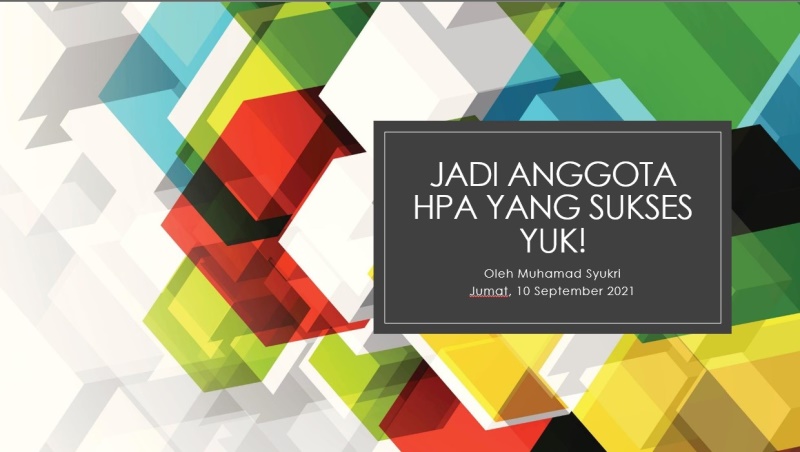 Menjadi Member HPA yang Sukses