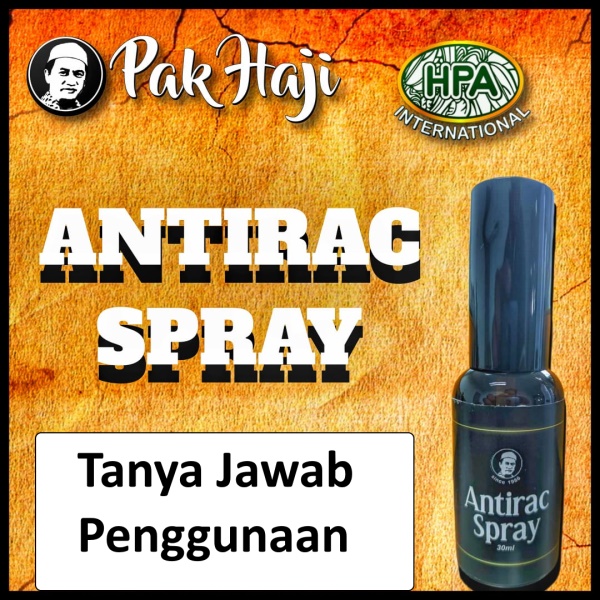 Tanya Jawab Penggunaan Spray Antirac