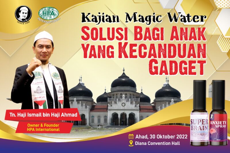 Kajian Magic Water – Solusi bagi Anak yang Kecanduan Gadget
